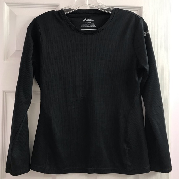 ASICS Black Long Sleeve Shirt Women’s Size S - Picture 1 of 8
